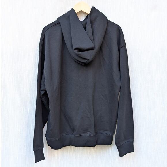 NWT Frank & Oak The French Terry Oversized Hoodie in Black, size L - Picture 2 of 8